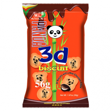 Paquet Panda 3D Chocolat