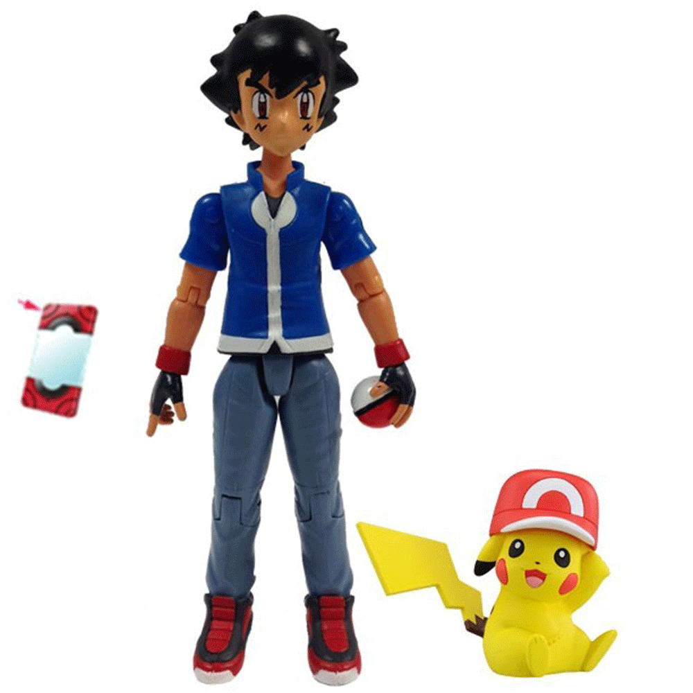 Pokemon Figurine Sasha Et Pikachu Coffret Exclusif