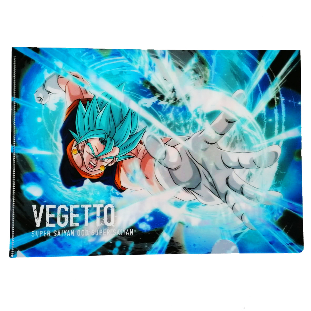 Gogeta Vegeto Dessin Dragon Ball Z Dragon Ball - Duo de Porte-Documents Gogeta SSJ God Bleu Et Vegeto SSJ God Bleu
