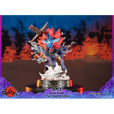 Okami - Figurine Oki Wolf...