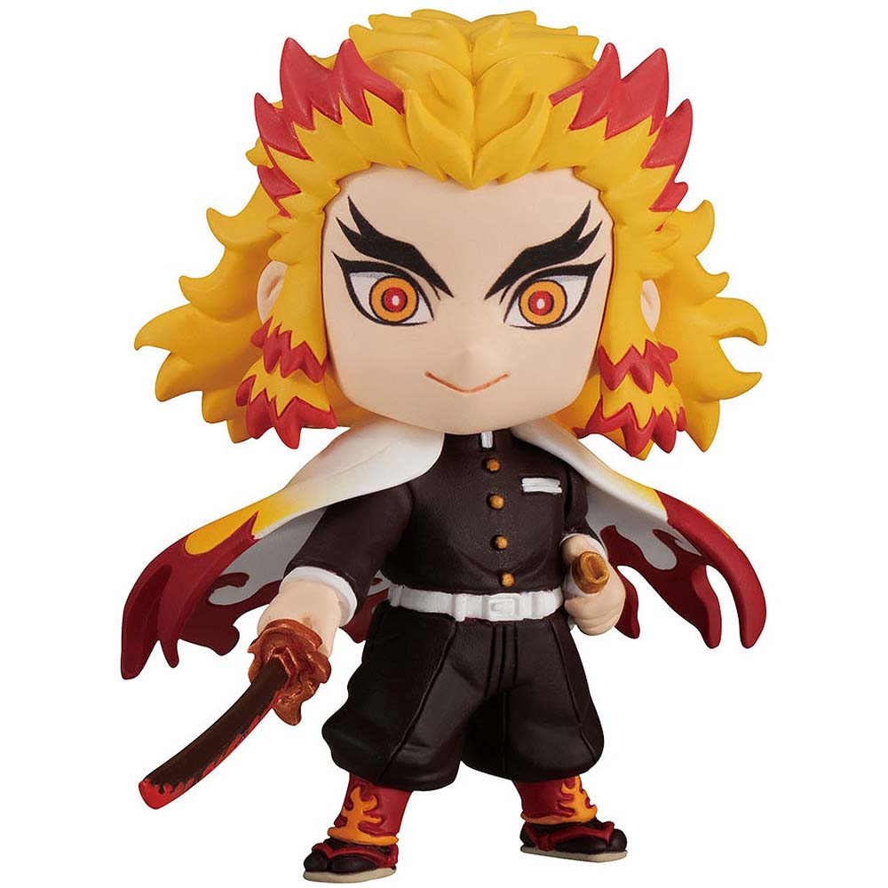 Demon Slayer Akaza Rengoku Kyojuro Figure Set of 2 Banpresto Oni sou no  Kizuna