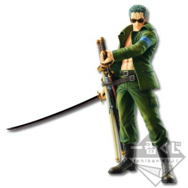 One Piece - Figurine Zoro Roronoa Ichiban kuji military Style