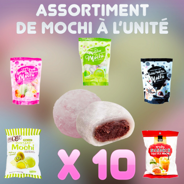 Assortiment de 10 Mochi à...