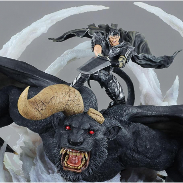 Berserk - Figurine Guts Et Zodd VS Ganishka Diorama